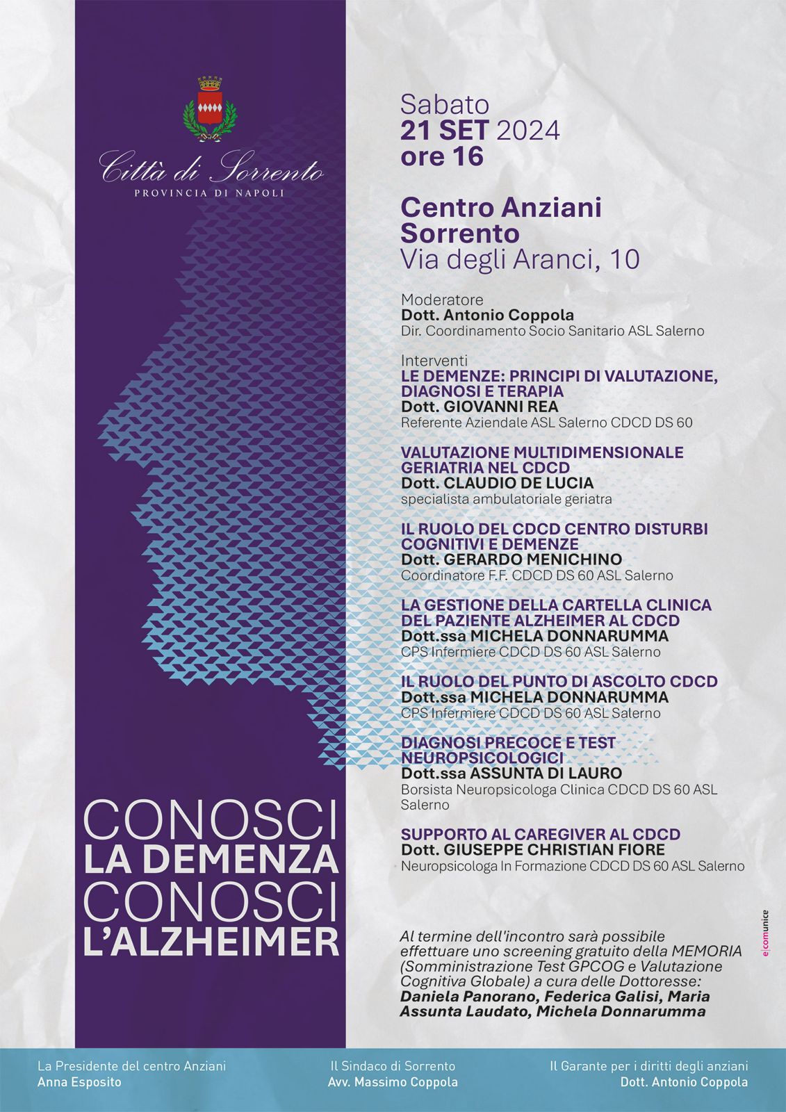 La locandina dell'evento